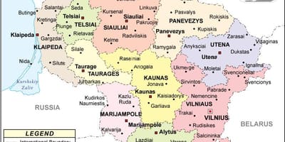 Зураг Литва улс төрийн
